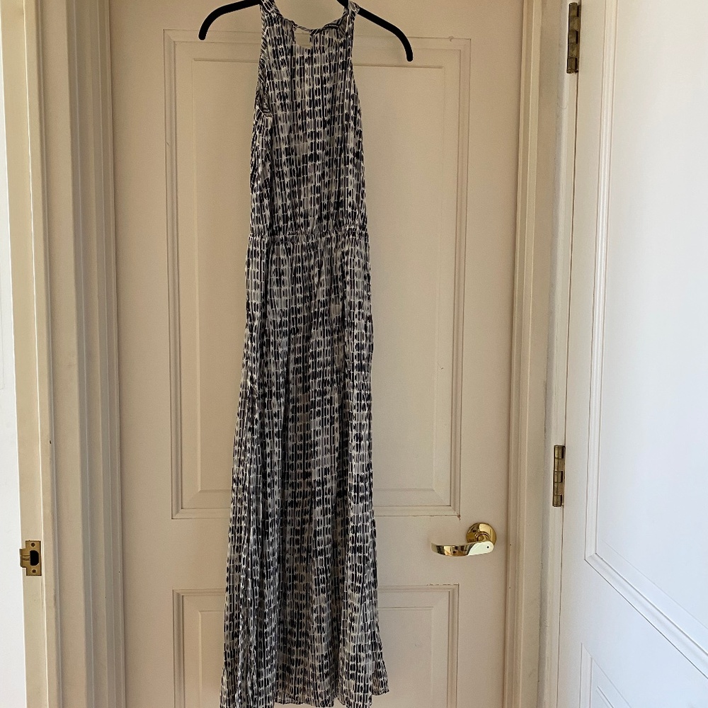 CLUB MONACO MAXI DRESS GEO PRINT